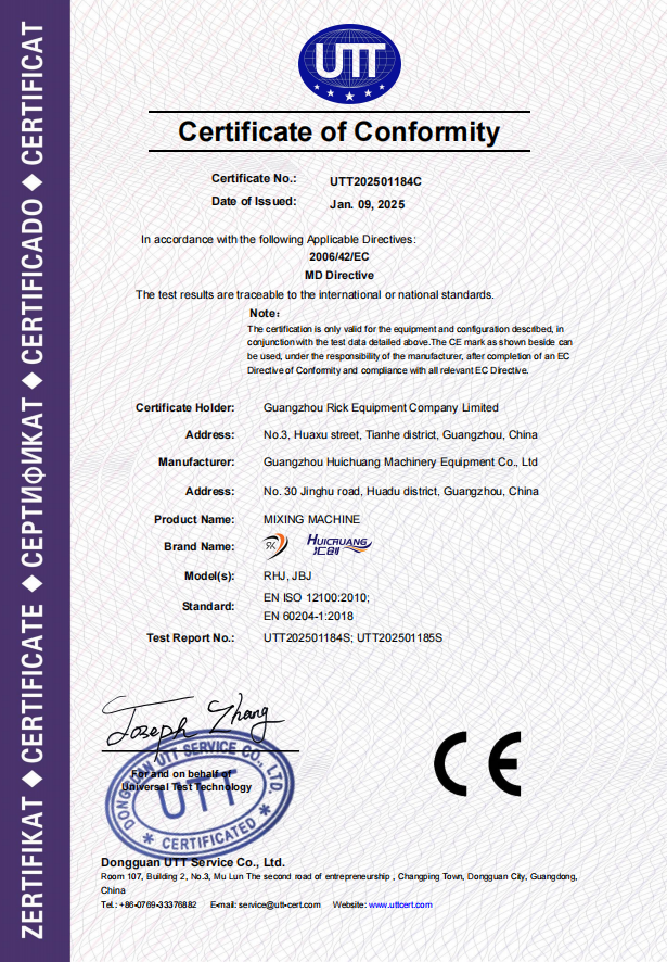 CE Certification Document